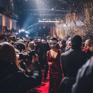 cake_image_of_sophisticated_holiday_masquerade_party_on_red_car_41c77165-55d1-49e1-b787-c3dd38f5a218