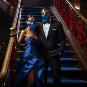 cake_imagine_a_black_couple_wearing_a_mask_on_a_red_carpet_stai_7fe31d73-4cd5-4549-84dc-bbf7c5748861