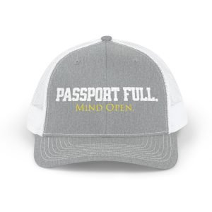 Passport Full. Mind Open. iTravel for Culture Snapback Trucker Cap